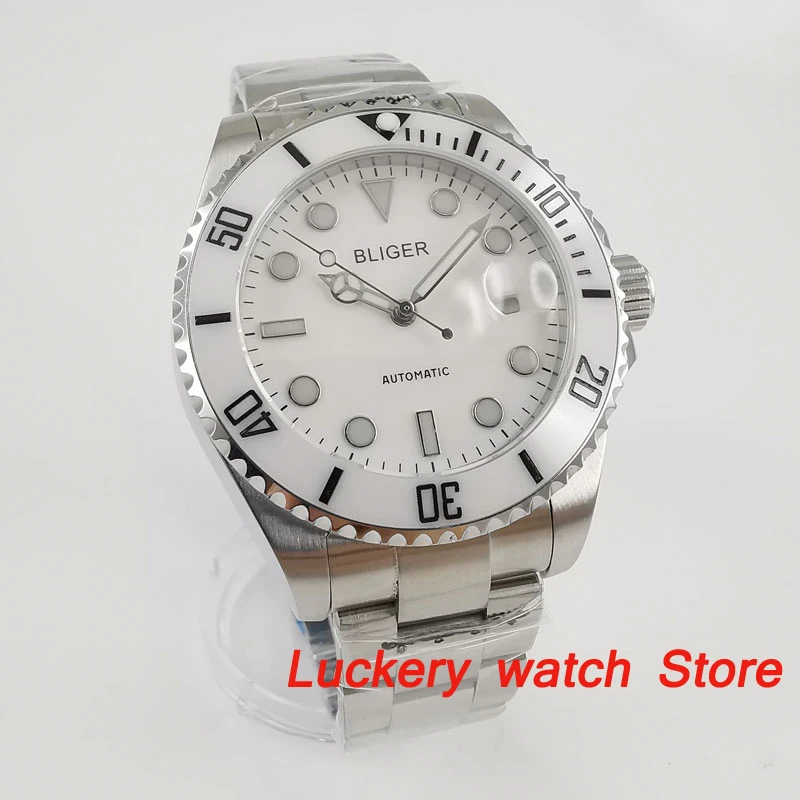 新品未使用】☆ BLIGER 高級フル鋼 43mm ステンレス鋼 | www