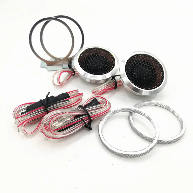 2 Inch 250W Aluminum Shell Silk Dome Car Super Tweeter Sistem 2pcs