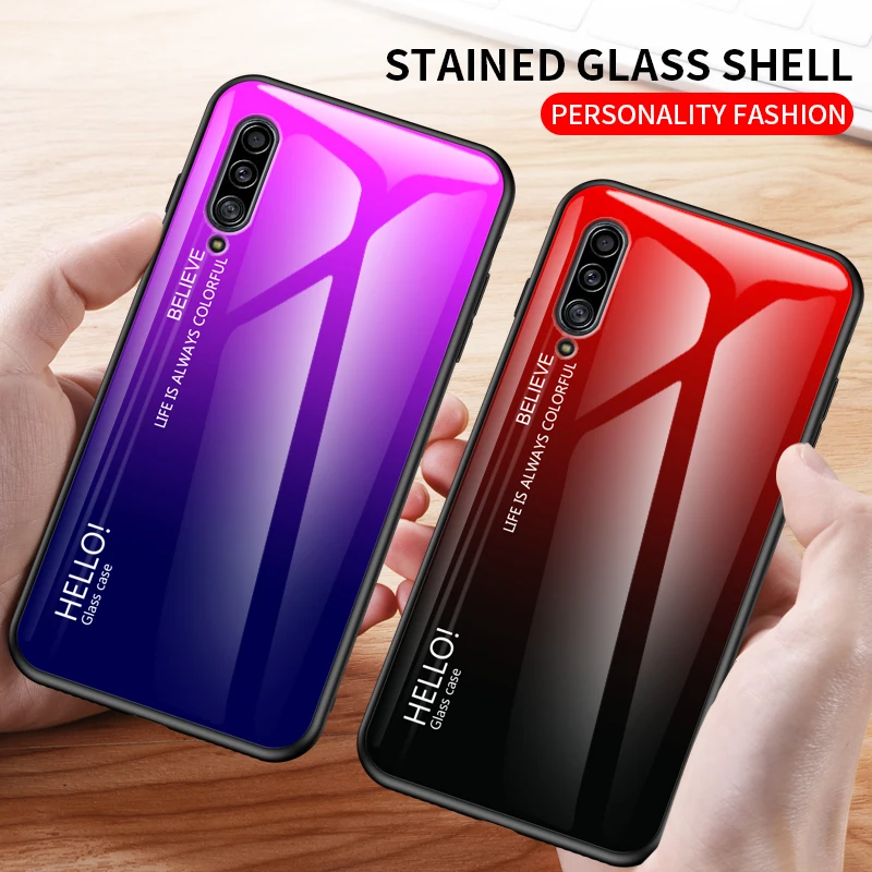 Для Xiaomi Mi CC9 CC9e Play Max Mix 3 2S 1 EVO A1 A2 Lite модный ударопрочный чехол с градиентным цветом