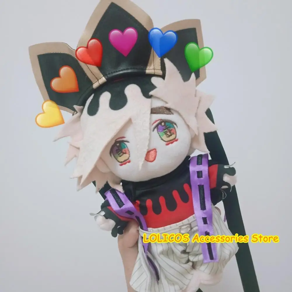 

Anime Douma Demon Slayer Kimetsu no Yaiba Cosplay Cute DIY Change Clothes Dolls Plush Stuffed Toy 20cm Pillow Puppet Xmas Gift
