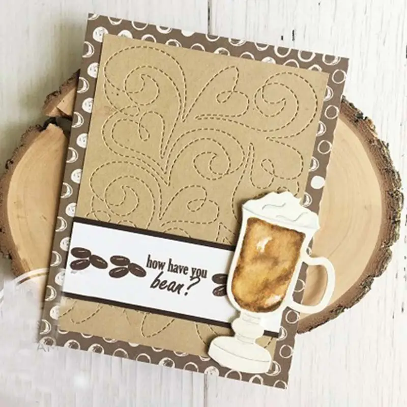 1 комплект 3 шт. набор чайников DIY металлическая прорезной трафарет для окраски Скрапбукинг альбом бумажная карта искусство ремесла Декор