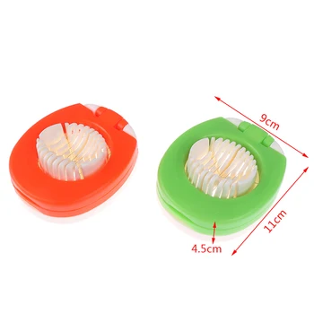 

11*9*4.5CM Egg Slicers Section Cutter Divider Egg Splitter Cut Egg Device Kitchen Egg Tools