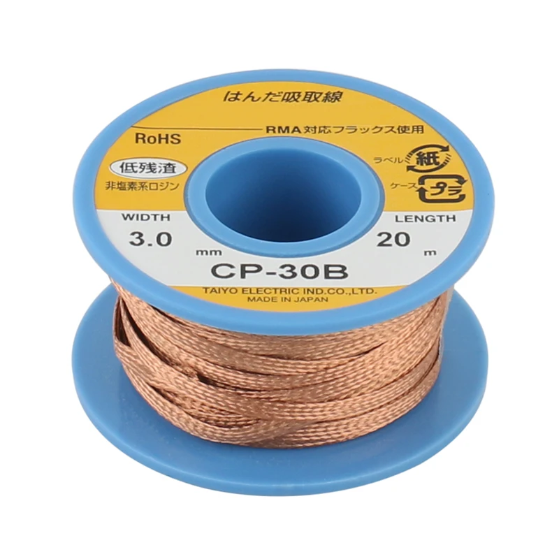 Оригинальная Оловянная проволока GOOT CP20B CP30B для отсоса точного удаления PCBs RMA