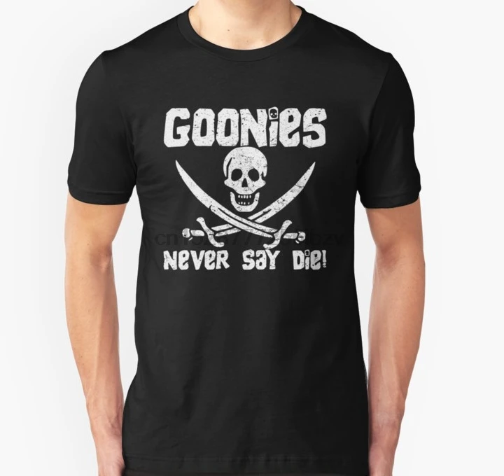 Men t shirt Short sleeve Goonies Never Say Die! Distressed Design For Women Kids T Shirt(1) t-shirt tee tops | Мужская одежда
