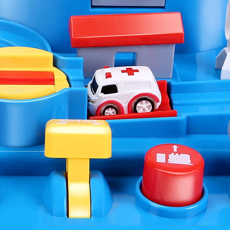 Больше Cheng Thomas маленький поезд игрушечный вагон набор детей мальчик автомобиль Приключения Обучающие игрушки контрольные точки