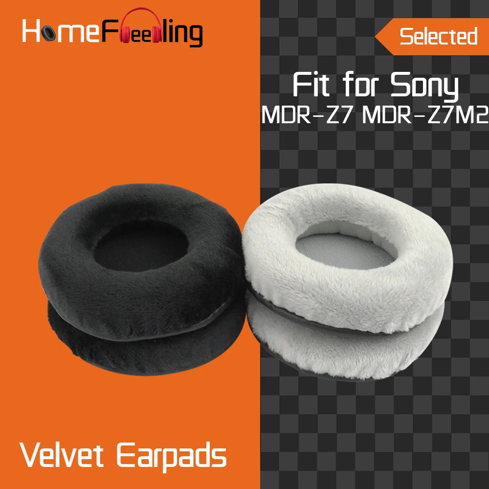 Homefeeling Earpads for Sony MDR Z7 Z7M2 Headphones Earpad Cushions Covers Velvet Ear Pad Replacement