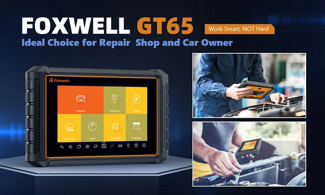 Foxwell-GT65 OBD2 Scanner Automotivo, Leitor de Código do Sistema Completo  Profissional, A e F Óleo 24 Reset, Teste Ativo, OBD 2 Ferramenta De  Diagnóstico Do Carro - AliExpress