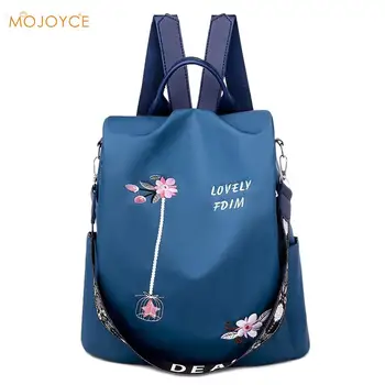 

Crossbody Bags for Women Birthday Gifts Oxford Backpack Flower Embroidery School Bags Women Travel Anti-theft Rucksack