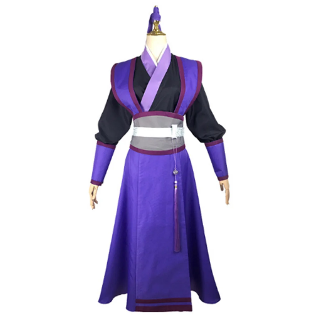 Mo Dao Zu Shi cosplay JIANG CHENG Grandmaster of Demonic Cultivation костюм для мужчин аниме парик обувь древний Хан Китайская одежда