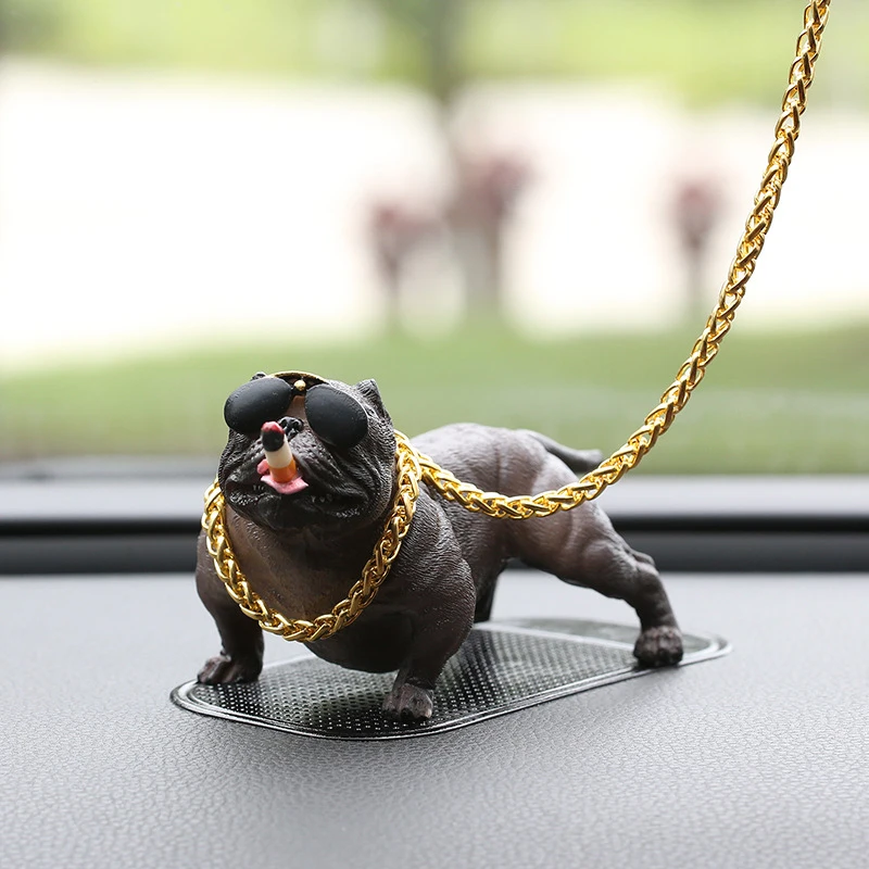 Auto Dashboard Ornament Bully Pitbull Hund Puppe Auto Innen Zubehör  Ornamente Nette Chritmas Geschenk Kreative Wohnkultur - AliExpress