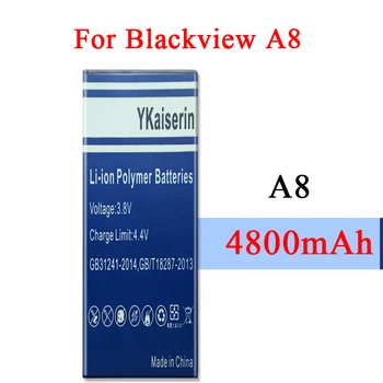 

For Blackview A8 Battery Replacement 4800mAh Li-ion Backup Battery For Blackview A8 Smart Phone + Tracking Number