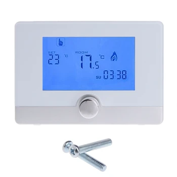 

Programmable Digital Room Thermostat for Wall-hung Gas Boiler Heating System 5A