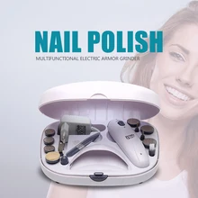 13 шт. многофункциональные электрические Файлы сверла для ногтей Набор для ногтей Электрический Отшелушивающий лак для ногтей педикюр набор инструментов для маникюра