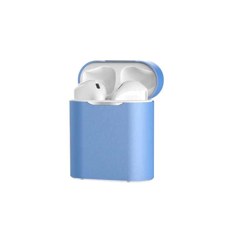 Bluetooth 5,0 наушники, стерео спортивные наушники, наушники с шумоподавлением и водонепроницаемая гарнитура для Apple Android Phone - Цвет: Синий