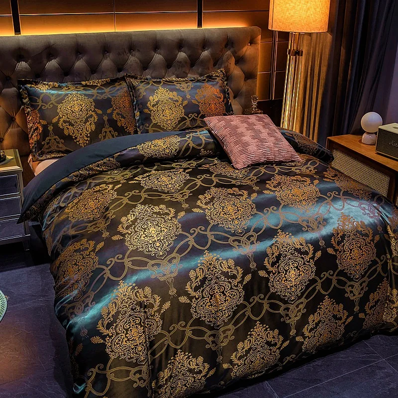 2021 Luxury 2 or 3pcs Bedding Set High Quality Duvet Cover Sets 1 Quilt Cover + 1/2 Pillowcases Twin Double Full Queen King