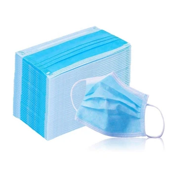 

3 Layers Disposable Face Mouth Mask PM 2.5 Non-woven Disposable Elastic Mouth Soft Breathable Anti-Dust Mouth Mask