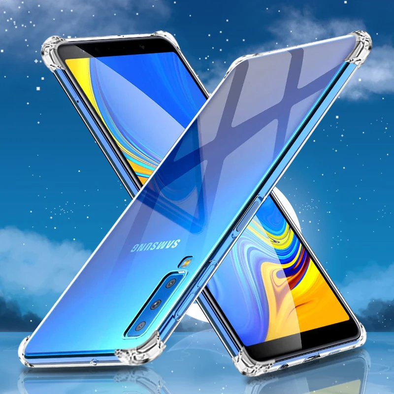 Противоударная подушка безопасности Чехол для samsung Galaxy A10 A20 A30 A40 A50 A60 A70 A80 A90 M10 M20 M30 A40s M40 A205 A305 Мягкий силиконовый чехол