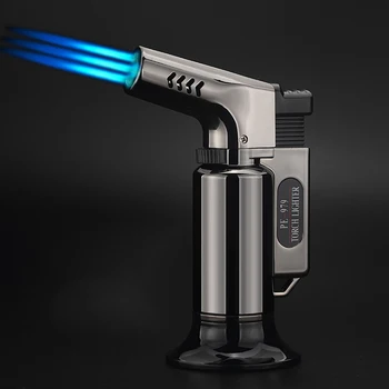 

Jet Butane Gas Cigarette Spray Gun Kitchen BBQ Lighter Cigar Torch Turbo Lighter Windproof Metal Pipe Lighter