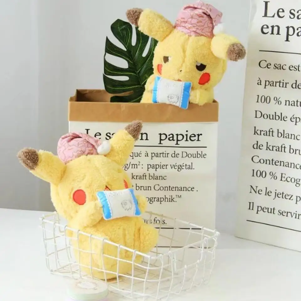 Takara POKEMON игрушки Пикачу плюшевые аниме куклы животных милые Экспрессия чучела подарок для девушки коллекция хобби - Цвет: couple