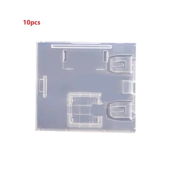 

Ruitroliker 10Pcs Transparent Game Card Storage Protection Game Case Dust Cover With Book Holder for NDS NDS LITE NDSI GBA