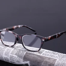 Новинка, очки для чтения, мужские, полная оправа, очки для пресбиопии, смола, женские, прямоугольные, дальний прицел, очки диоптрий+ 10.~+ 4,0