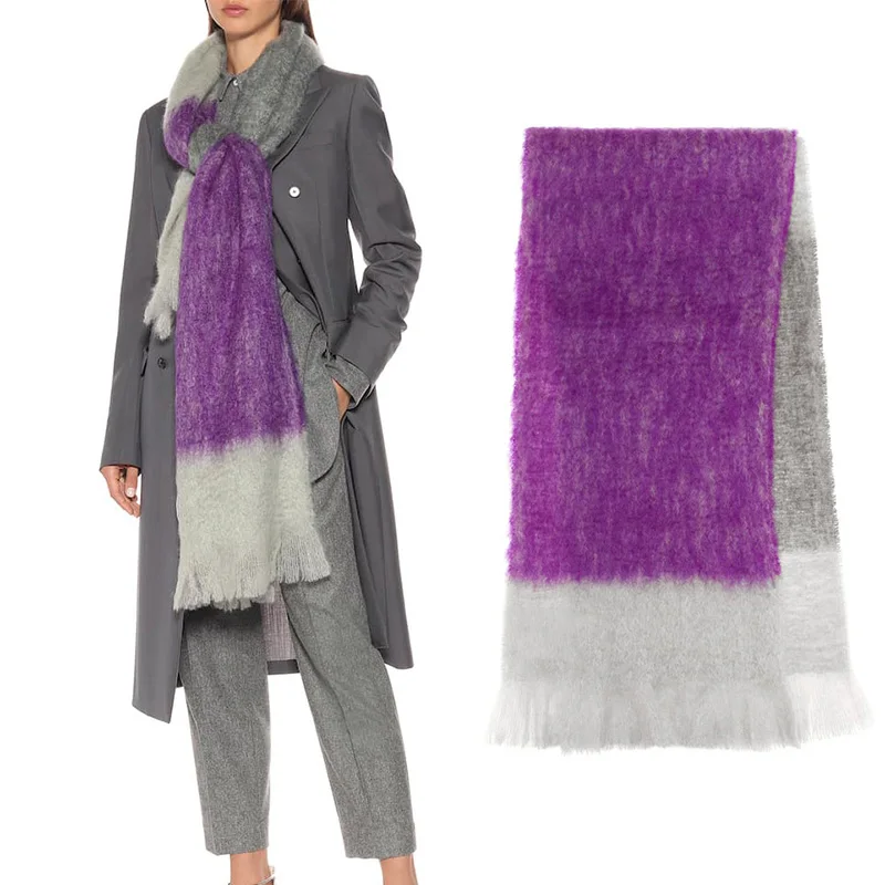 New Cheap vOQoc Women Sacrf Brand Cashmere Winter Scarf Scarves Designer Blanket Scarves Women 2019 Luxury Brand Scarfs For Ladies Pashmina