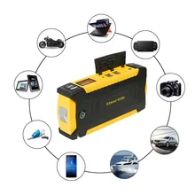 Аварийное пусковое устройство, стартер с высокой емкостью, автомобильное зарядное устройство для Petorl, дизельное устройство, 16000 мА/ч, 12 В, С SOS Ligh