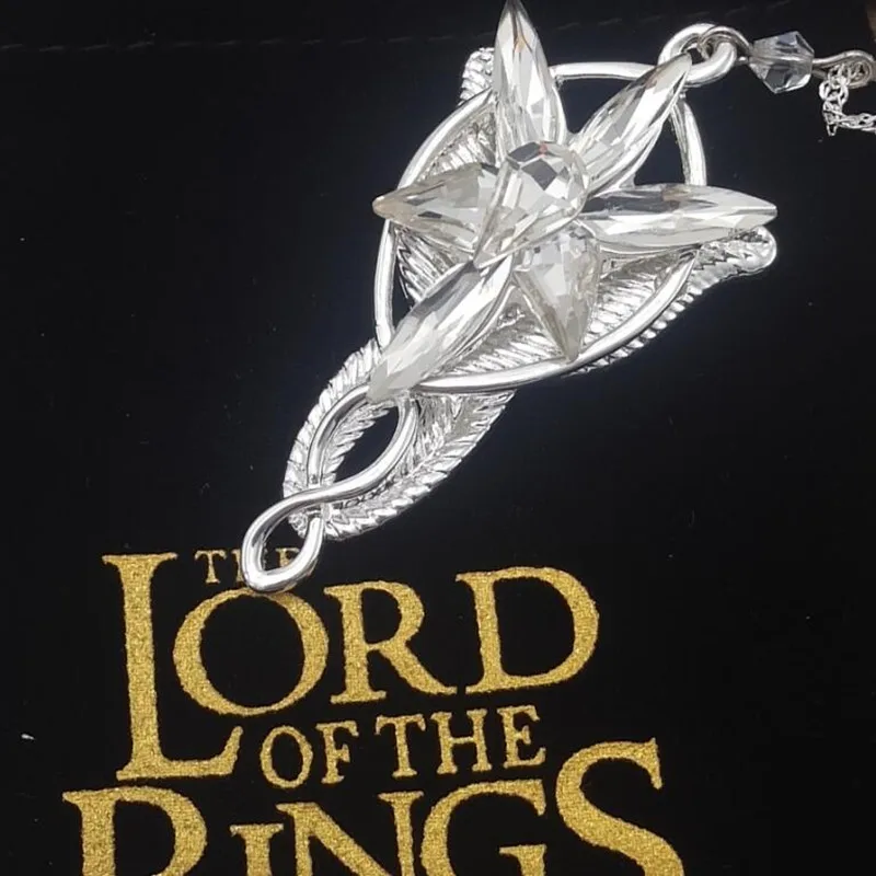 LOTR набор Arwen Evenstar S925 серебряная подвеска + металлическая шкатулка для ювелирных
