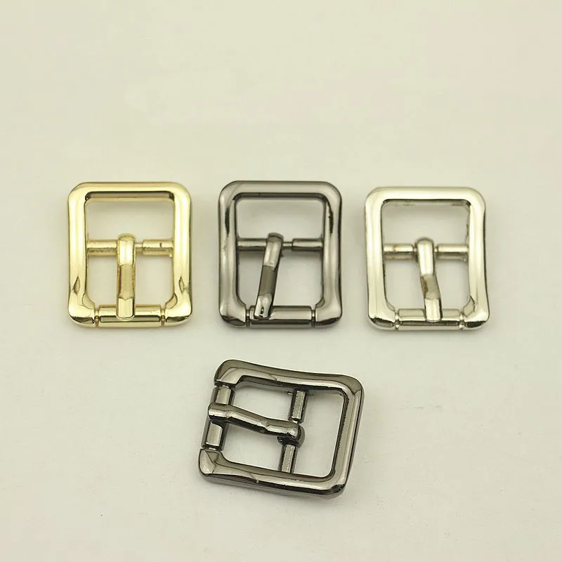 30pcs 15mm Curved Metal Pin Belt Buckles Backpack Adjustment Strap Slider Buckle DIY Garment Clothing Bags Sewing Accessories