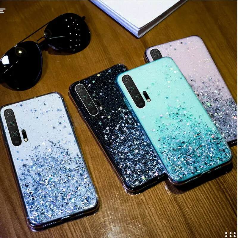 Для huawei Коврики 30 20 Lite P30 P20 Pro Y9 Y5 Y6 Y7 P Smart Honor 20 8X 9X Nova 3i 5i 4 блестящий чехол для телефона из мягкого силикона ТПУ с рисунком чехол Крышка