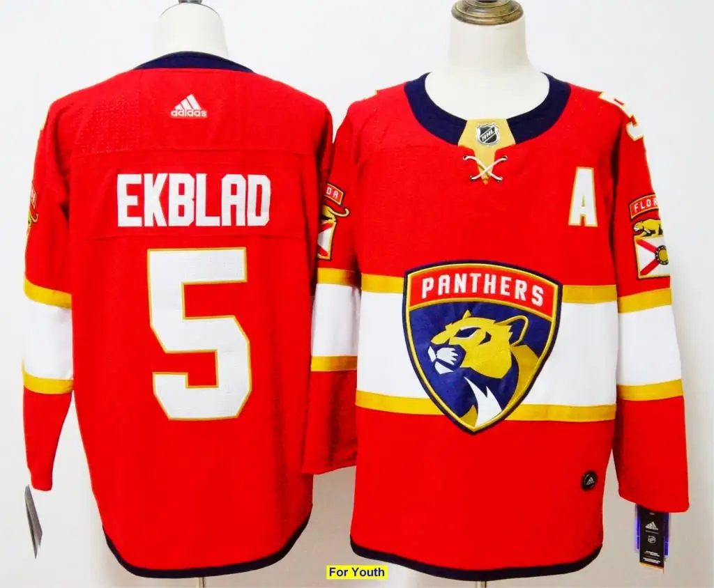 Детский Молодежный свитер Florida Aleksander Barkov Sergei Bobrovsky Robo Luongo Aaron Ekblad