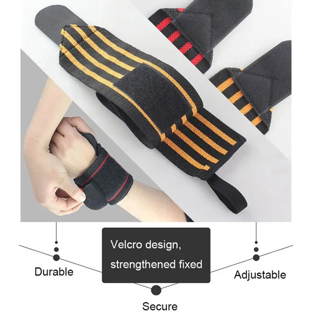 2 шт поддержка запястья Bracers спортивные защитные устройства для рук спортивная защита запястья упругая повязка протектор W