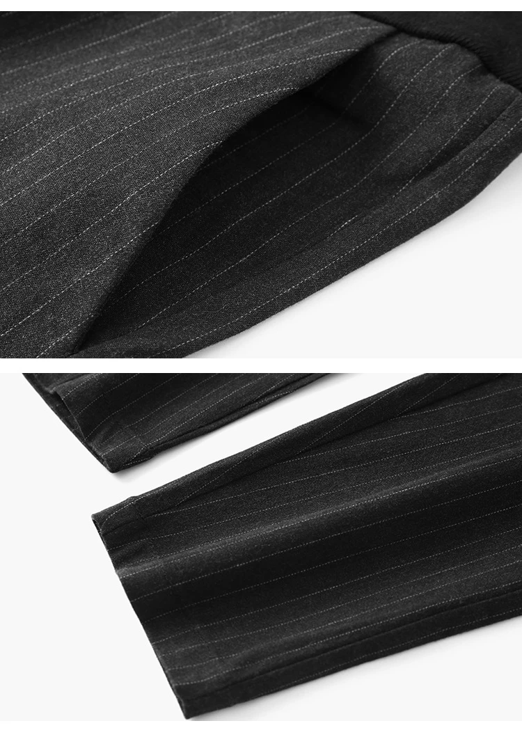 Autumn Maternity Stripet Pants Maternity Business Wear Warm Clothes Thickening Pregnancy Pants Work Pants Abdominal Support