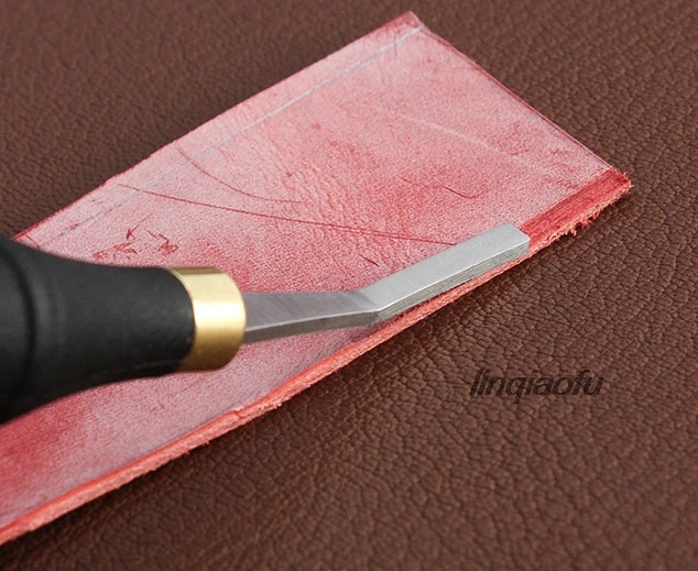 고품질 가죽 표면 샌딩 거친 가죽 도구, 태양 패턴, 너비 3/4mm