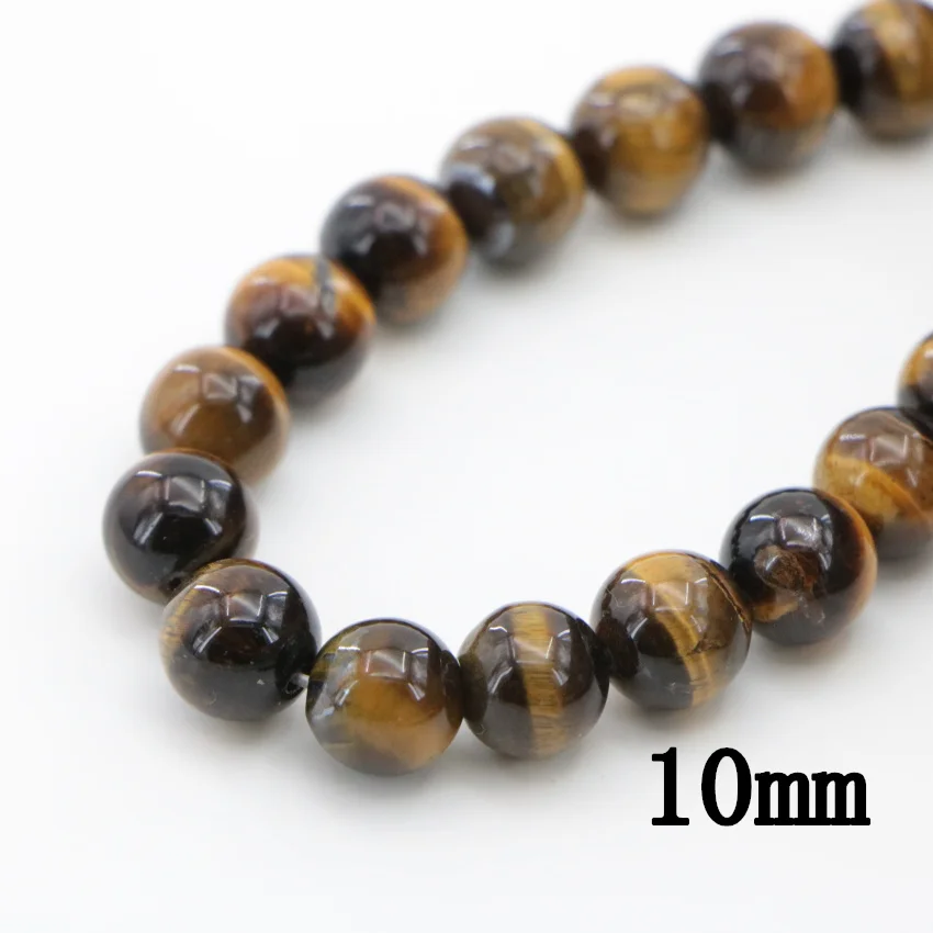 1 Natural gemstone Jasper yellow tiger eye beads (17)(1)