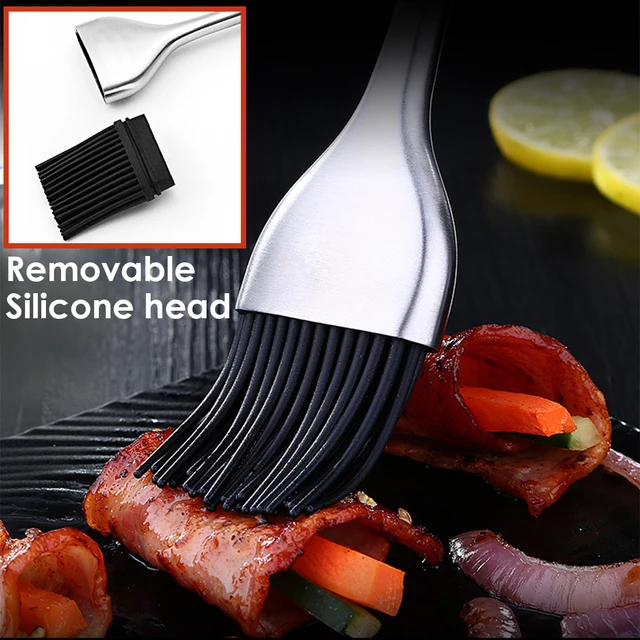 Dohányzó Doboz Bbq Hús Rozsdamentes Acél Gázrácshoz Faforgács, Kefével - Nagy Teljesítményű Grillező Tartozék G -Hez - Image 4