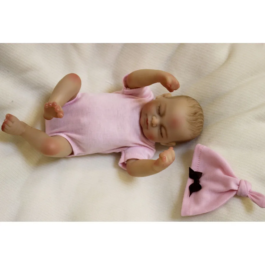 10 дюймов, высота 25 см, полностью силиконовая виниловая коллекция, кукла реборн для малышей, реалистичные куклы, кукла для новорожденных, настоящая кукла для девочек