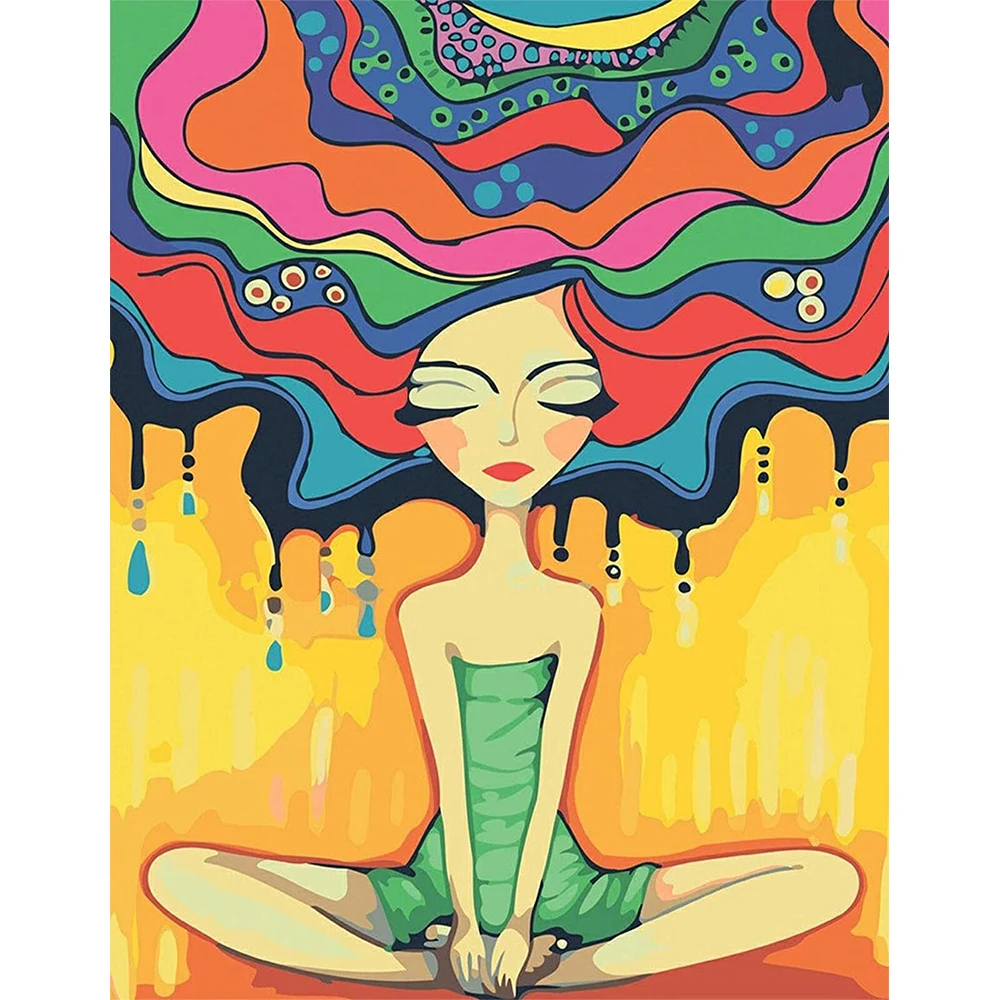 

Набор для вышивки крестиком 11 карат с изображением девушек и женщин