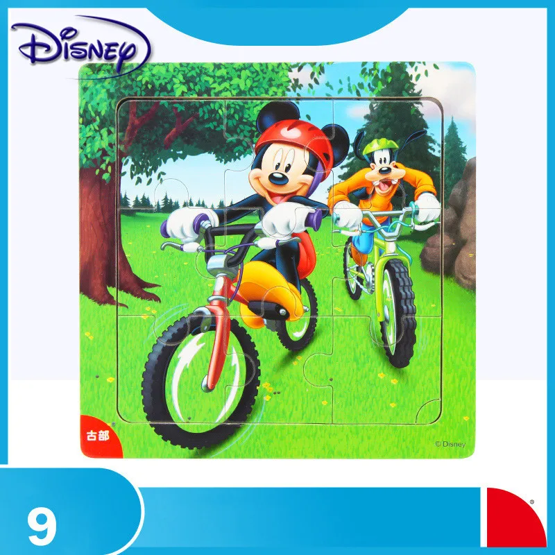 Disney пазл Белоснежка 9 шт./16 шт. деревянная рамка пазл ранний детский образовательная игрушечная головоломка
