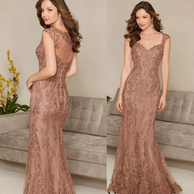 BGW Kant Applicaties Mermaid Moeder Van De Bruid Jurken 2020 Plus Size Floor Lengte V-hals Lange Formele Party Mom jassen BGW Kant Applicaties Mermaid Moeder Van De Bruid Jurken 2020 Plus Size Floor Lengte V-hals Lange Formele Party Mom jassen