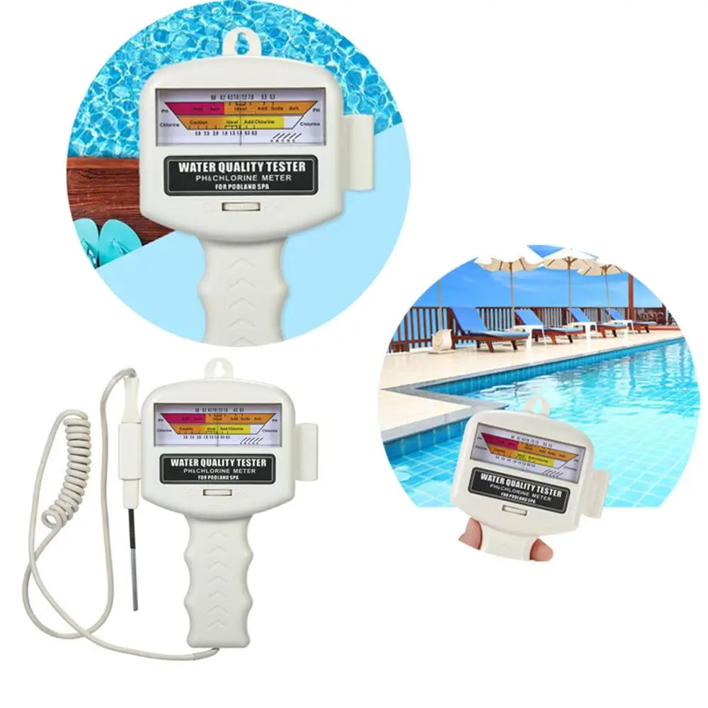 РН-метр портативный измеритель качества воды PH CL2 тестер хлора для плавания Poolsoil-free выращивание гидропоники T