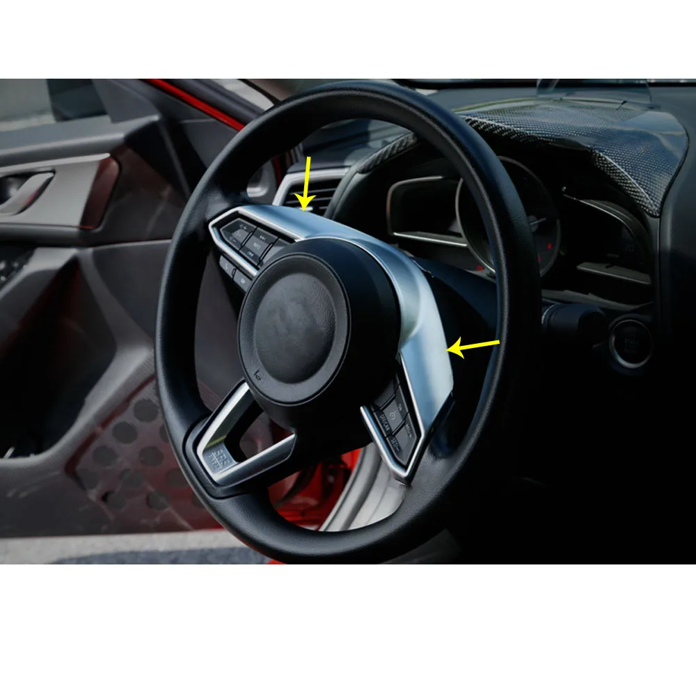 Для Mazda CX-3 CX3 интерьерные молдинги АБС-пластиковый интерьерный чехол для руля