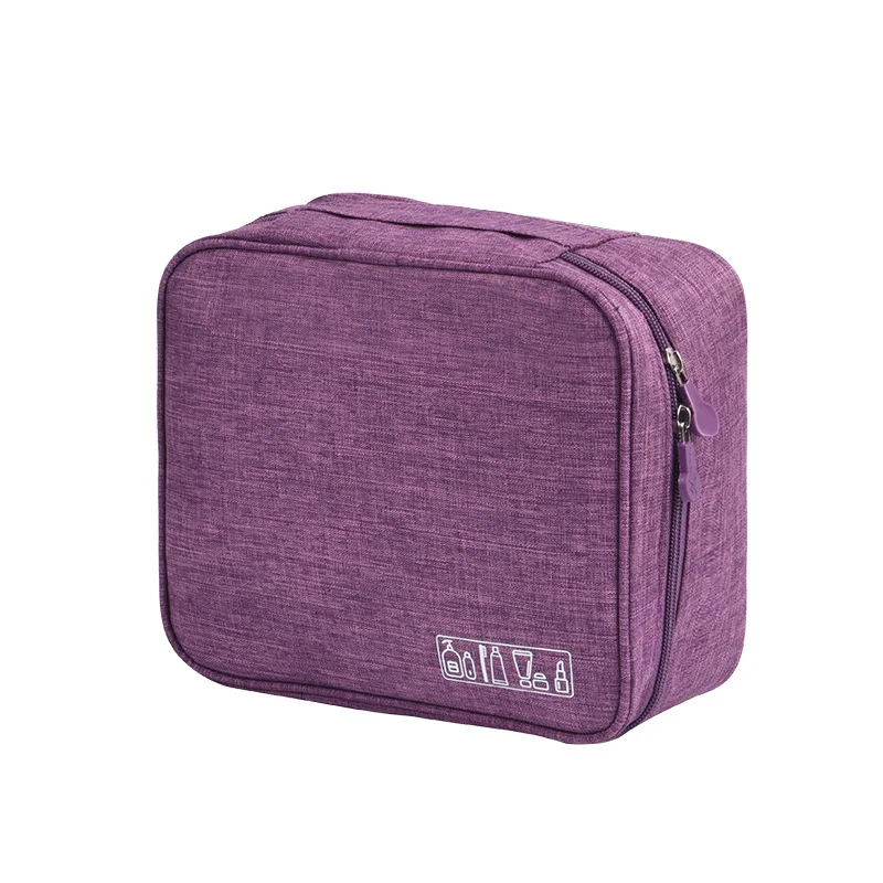 Purple Дорожная организация, красивые косметички, сумка для хранения, сумки для мытья, женская сумка для макияжа на шнурке, органайзер, дорожная хорошая сумка для хранения - Цвет: Purple