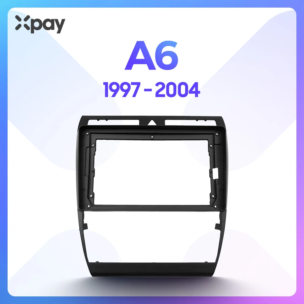 XPAY 9-inch 2din car radio dashboard For AUdi A6 C5 1997-2004 Gps stereo panel for mounting dual Din CD DVD frame | Автомобили и