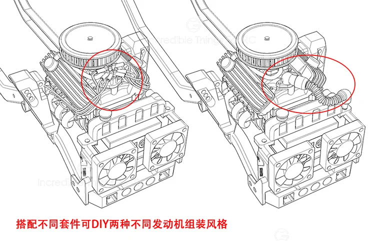 Классический V8 F82 имитация двигателя двигатель вентилятор Радиатор для 1/10 RC Гусеничный автомобиль Traxxas TRX4 SCX10 Rc4wd D90 VS4 обновление