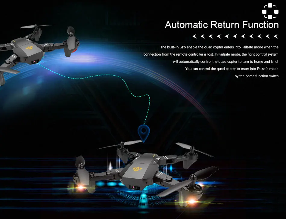 Visuo Xs809hw Xs809w складной Дрон с камерой Hd 2mp широкоугольный Wifi Fpv удержание высоты Rc Квадрокоптер Вертолет Vs H47 Дрон