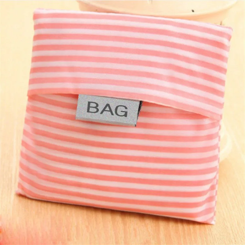 Новая горячая распродажа, модная Складная зеленая хозяйственная сумка с принтом, сумка-тоут, складная сумка, удобная вместительная сумка для хранения - Цвет: Розовый