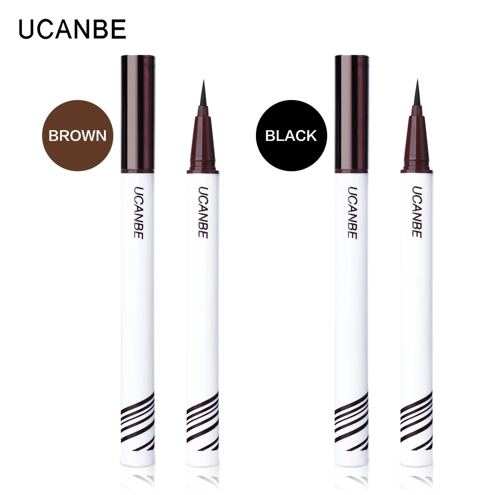 

UCANBE Liquid Eyeliner Pencil Black Brown Eye Liner Pen Waterproof Long Lasting Makeup Ultra-fine Tip Non-fading Eyes Cosmetics
