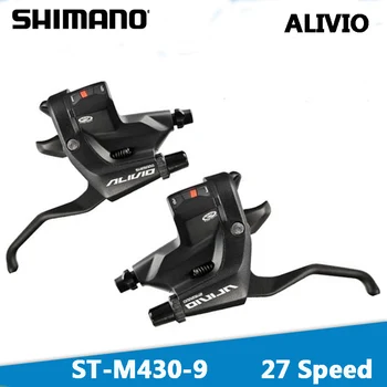 

SHIMANO ALIVIO MTB Mountain bike shifter ST-M430 Gear shift lever 3 * 9 Control handle Bicycle connection DIP Bicycle derailleur