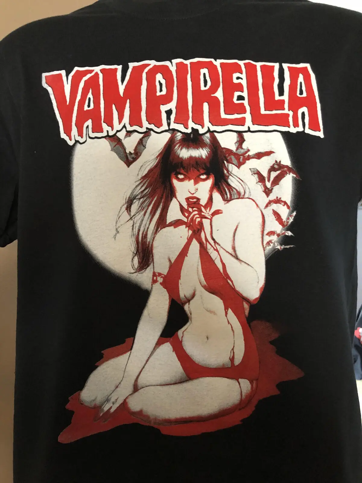 

Vampirella T-shirt Vampire dracula vampira elvira horror T shirt Brand 2019 Male Short Sleeve top tee